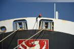 Nordhafen Hannoverkai: Containerschiff Ilse Wulff verlässt Wilhelmshaven