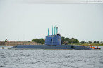 Der U-Boot-Neubau RAHAV ist in Wilhelmshaven angekommen