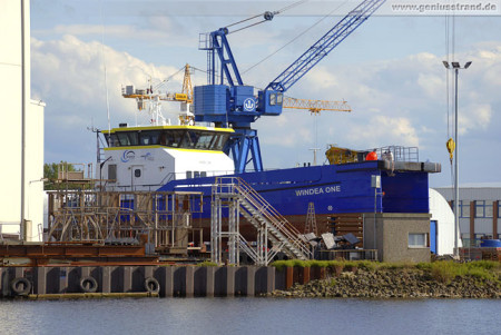 Wilhelmshaven Neue Jadewerft: Fast Crew Supplier Vessel WINDEA ONE