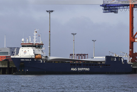 ABIS DUBLIN am Container Terminal Wilhelmshaven (CTW)