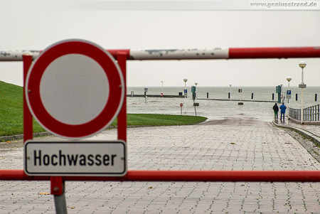 Wilhelmshaven: Sturmtief GONZALO beschert Sturmflut