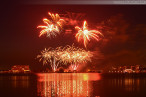 Wilhelmshaven: Feuerwerk JadeWeserPort-Cup 2014