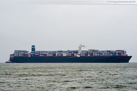 Container Terminal Wilhelmshaven (CTW): Containerschiff MAERSK EFFINGHAM
