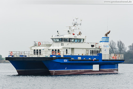 Swath-Offshore-Tender GESA der Firma WindMW aus Bremerhaven