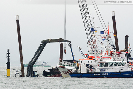 Wilhelmshaven: Unfall am GDF Suez Kühlwasserauslauf