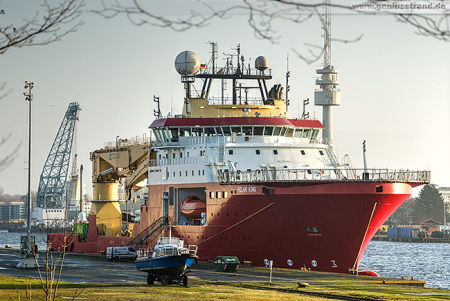 WILHELMSHAVEN: Construction Support Vessel (CSV) POLAR KING