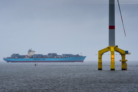 Container Terminal Wilhelmshaven (CTW): Inbound MAERSK KOKURA