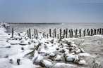 Wilhelmshaven: Schneebilder aus dem Banter Watt