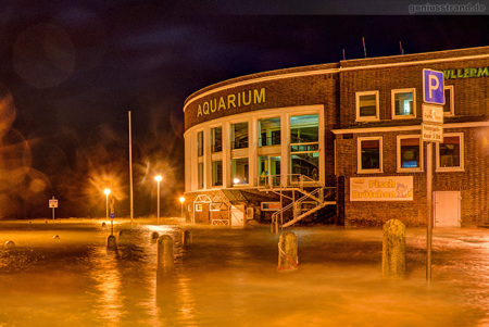 Wilhelmshaven: Sturmtief FELIX bringt Hochwasser