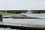 Wilhelmshaven: Orkantief ELON bringt leichtes Hochwasser an die Jade