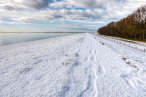 Aktuelle Winterbilder aus Wilhelmshaven (Banter Seedeich)