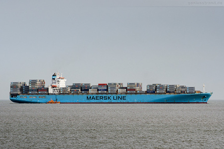 JADE WESER PORT Schiffsankünfte: Containerschiff MAERSK KALMAR