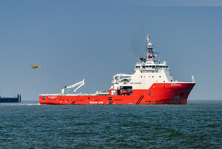 Jade-Weser-Port: Offshore-Versorger GO PEGASUS (AHTS)