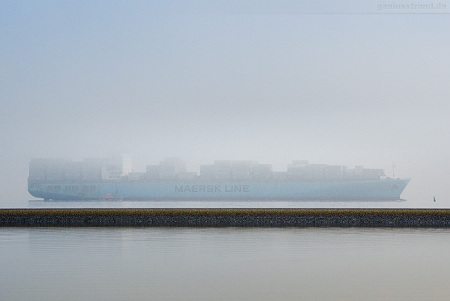 JADEWESERPORT: Containerschiff MAERSK KIMI (Liniendienst ME1)