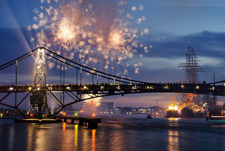 Wilhelmshaven: Feuerwerk beim Wochenende an der Jade 2015