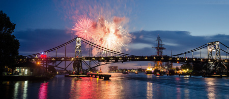 Wilhelmshaven: Feuerwerk beim Wochenende an der Jade 2015