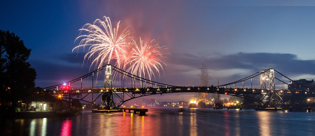Wilhelmshaven: Feuerwerk beim Wochenende an der Jade 2015