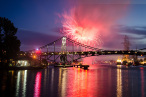 Wilhelmshaven: Feuerwerk beim Wochenende an der Jade 2015
