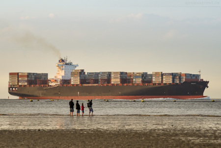 Jade-Weser-Port Schiffsankunft: Containerschiff MARY (inbound)