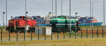 Vorstellgruppe JadeWeserPort/Eurogate Container Terminal Wilhelmshaven, Auszug aus dem Fahrplan (Containerzug)