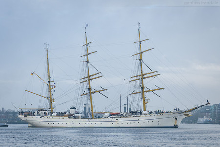 Wilhelmshaven: Segelschulschiff GORCH FOCK am Bontekai (Open Ship)