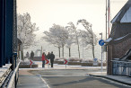 Aktuelle Winterbilder aus Wilhelmshaven (Großer Hafen, Bontekai, Südstrand)