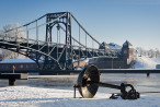 Aktuelle Winterbilder aus Wilhelmshaven (Großer Hafen, Bontekai, Südstrand)