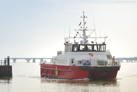 Hooksiel Außenhafen: Mehrzweck-Arbeitsboot MO2 (Mainprize Offshore Ltd.)