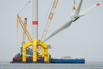 Rückbau der Offshore-Windkraftanlage (BARD VM) in Hooksiel