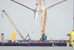 Rückbau der Offshore-Windkraftanlage (BARD VM) in Hooksiel