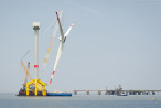 Rückbau der Offshore-Windkraftanlage (BARD VM) in Hooksiel