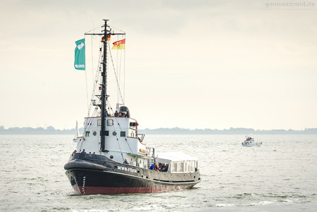 JadeWeserPort-Cup 2016: Schlepper MWB-FÖHR (ex Y 821)