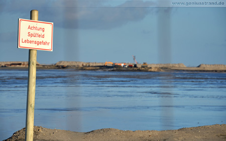 Hintergrundbilder JadeWeserPort Warnschild Achtung Spülfeld Lebensgefahr